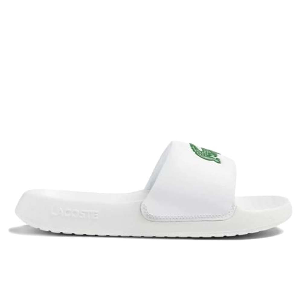 Ανδρικές Παντόφλες Slide Lacoste 49CMA0021082 Λευκές Ανδρικές Παντόφλες Slide Lacoste 49CMA0021082 Λευκές