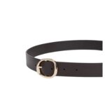 Γυναικεία Δερμάτινη Ζώνη Tommy Hilfiger AW0AW18697-GUG Καφέ Σκούρο