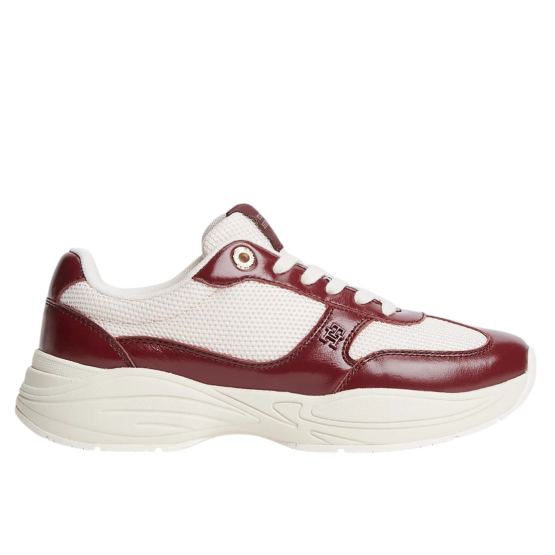 Γυναικεία Δερμάτινα Sneakers Tommy Hilfiger FW0FW09413-GNE Velvet Maroon Γυναικεία Δερμάτινα Sneakers Tommy Hilfiger FW0FW09413-GNE Velvet Maroon