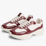Γυναικεία Δερμάτινα Sneakers Tommy Hilfiger FW0FW09413-GNE Velvet Maroon