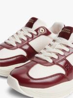 Γυναικεία Δερμάτινα Sneakers Tommy Hilfiger FW0FW09413-GNE Velvet Maroon