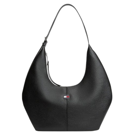 Γυναικεία Τσάντα Ώμου Tommy Hilfiger Hobo AW0AW18776-BDS Μαύρη Γυναικεία Τσάντα Ώμου Tommy Hilfiger Hobo AW0AW18776-BDS Μαύρη