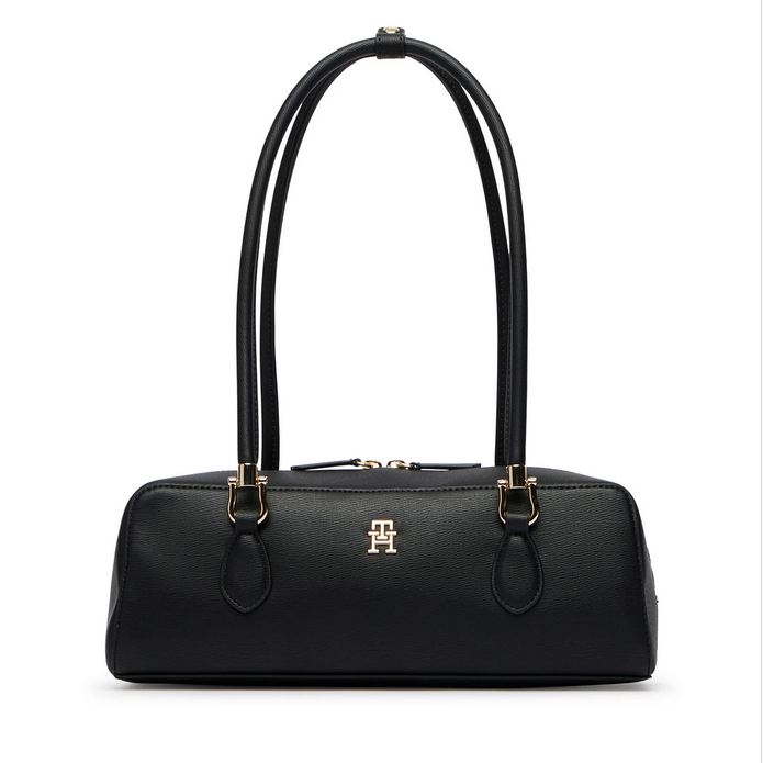 Γυναικεία Τσάντα Ώμου Tommy Hilfiger AW0AW18748-BDS Μαύρη Γυναικεία Τσάντα Ώμου Tommy Hilfiger AW0AW18748-BDS Μαύρη
