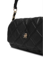 Γυναικεία Τσάντα Ώμου Tommy Hilfiger AW0AW18717-BDS Μαύρη