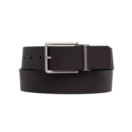 Ανδρική Δερμάτινη Ζώνη Διπλής Όψης Calvin Klein LV04D7118G-VZZ Μαύρη-Καφέ