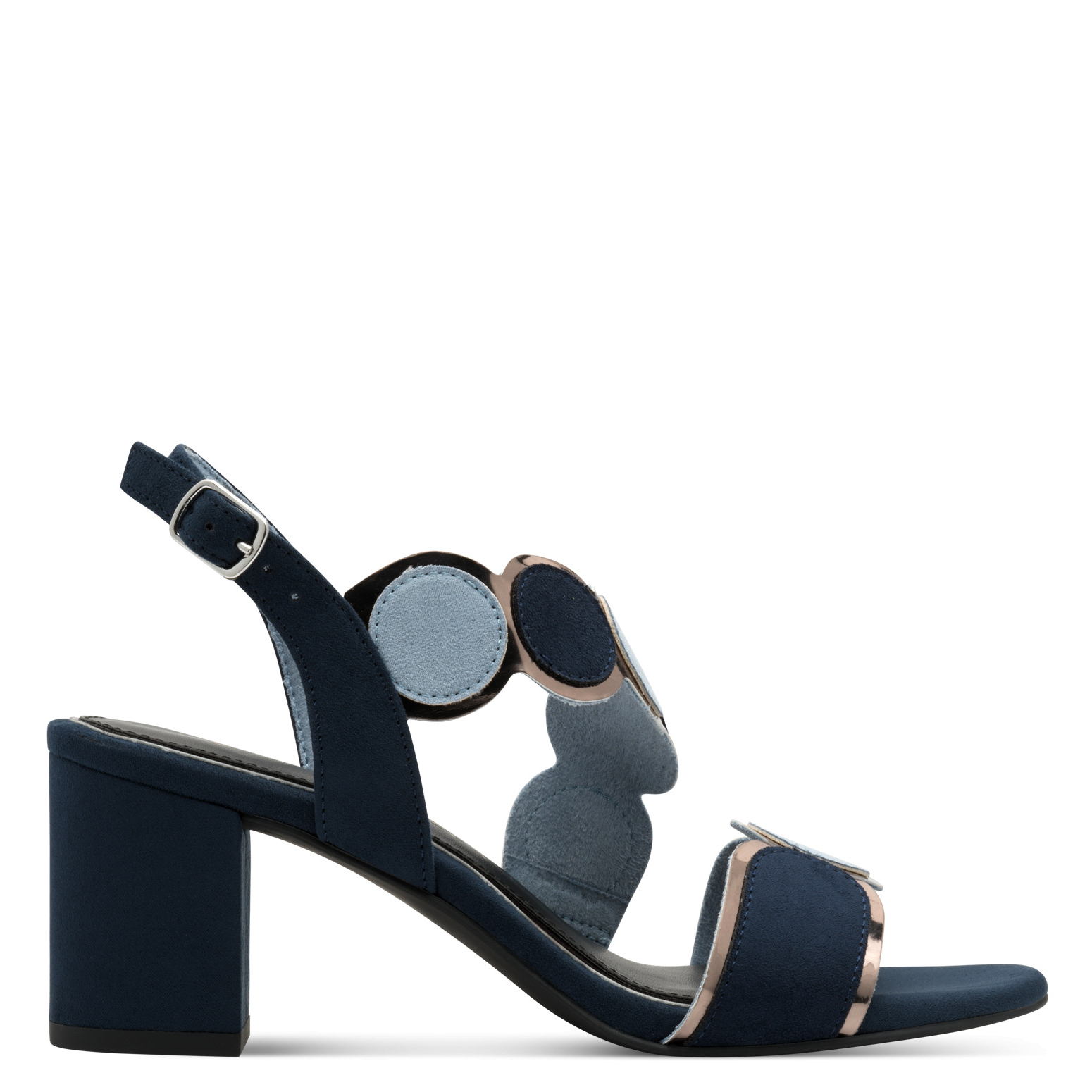 Γυναικεία Πέδιλα Marco Tozzi 2-28347-42-890 Navy Comb Γυναικεία Πέδιλα Marco Tozzi 2-28347-42-890 Navy Comb