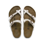 Γυναικείες Ανατομικές Παντόφλες Birkenstock Mayari Birko-Flor Pearl White 0071661 Regular Fit