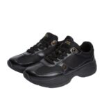 Γυναικεία Δερμάτινα Sneakers Tommy Hilfiger FW0FW09413-BDS Μαύρα
