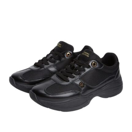 Γυναικεία Δερμάτινα Sneakers Tommy Hilfiger FW0FW09413-BDS Μαύρα