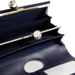 Γυναικείο Δερμάτινο Πορτοφόλι Ted Baker Linear Rose Large 278552-NAVY