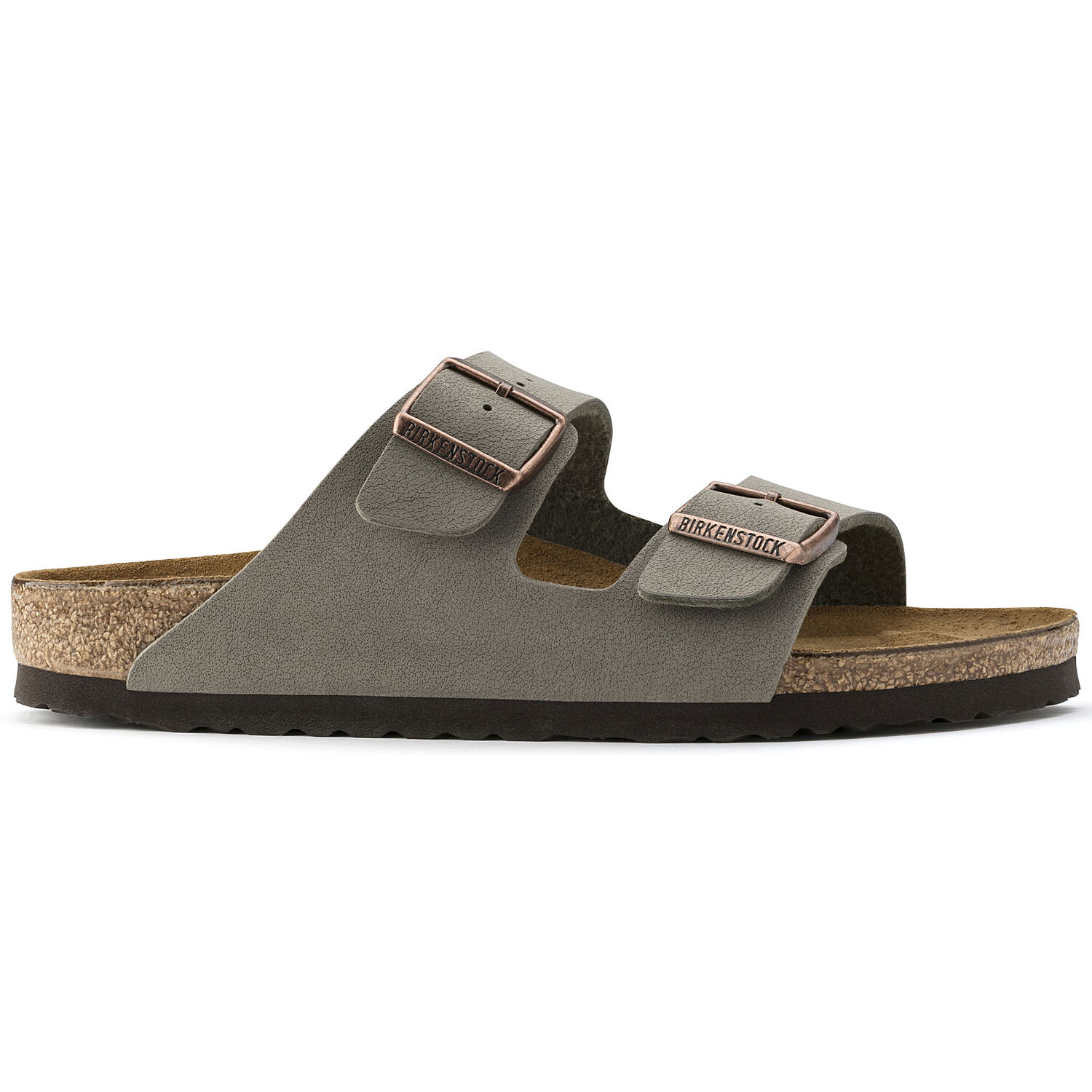 Ανατομικές Παντόφλες Birkenstock Arizona Birko-Flor Nubuck Stone 0151213 Narrow Fit Ανατομικές Παντόφλες Birkenstock Arizona Birko-Flor Nubuck Stone 0151213 Narrow Fit