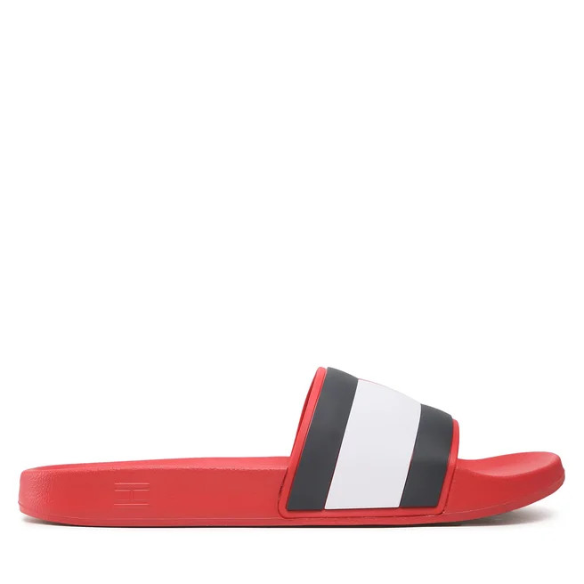 Ανδρικές Παντόφλες Pool Slide Tommy Hilfiger FM0FM04263 XLG Κόκκινες Ανδρικές Παντόφλες Pool Slide Tommy Hilfiger FM0FM04263 XLG Κόκκινες