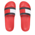 Ανδρικές Παντόφλες Pool Slide Tommy Hilfiger FM0FM04263 XLG Κόκκινες