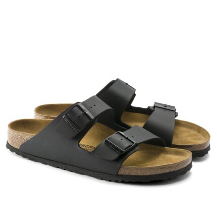 Unisex Ανατομικά Σανδάλια Birkenstock Arizona Bs Μαύρα Narrow Fit 0051793
