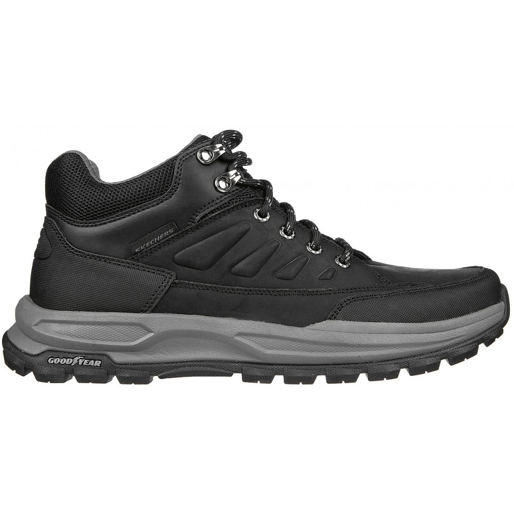 Ανδρικά Ανατομικά Δερμάτινα Μποτάκια Skechers Zeller 204699-BLK Μαύρα Ανδρικά Ανατομικά Δερμάτινα Μποτάκια Skechers Zeller 204699-BLK Μαύρα