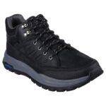 Ανδρικά Ανατομικά Δερμάτινα Μποτάκια Skechers Zeller 204699-BLK Μαύρα