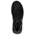 Ανδρικά Ανατομικά Δερμάτινα Μποτάκια Skechers Zeller 204699-BLK Μαύρα