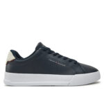 Ανδρικά Δερμάτινα Sneakers Tommy Hilfiger FM0FM05367 DW5 Μπλε