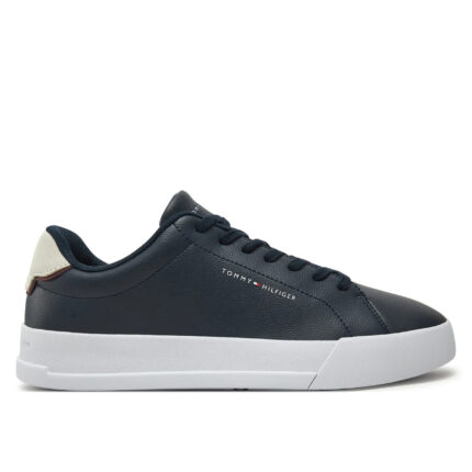 Ανδρικά Δερμάτινα Sneakers Tommy Hilfiger FM0FM05367 DW5 Μπλε