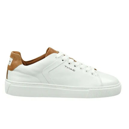 Ανδρικά Δερμάτινα Sneakers Gant Mc Julien 30631891 G28 Λευκό Ταμπά