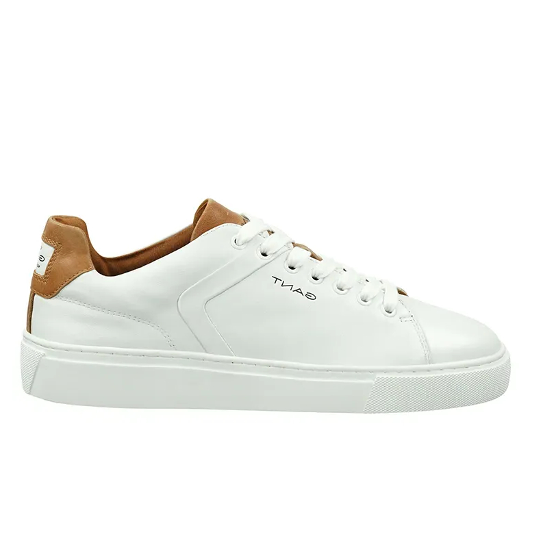 Ανδρικά Δερμάτινα Sneakers Gant Mc Julien 30631891 G28 Λευκό Ταμπά Ανδρικά Δερμάτινα Sneakers Gant Mc Julien 30631891 G28 Λευκό Ταμπά
