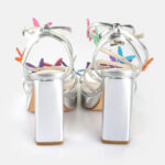 Γυναικεία Πέδιλα Buffalo June Miss Butterfly BN12916151 Ασημί