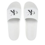 Ανδρικές Παντόφλες Slide Calvin Klein YM0YM01271 0K4 Λευκές