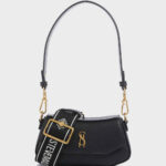 Γυναικεία Τσάντα Ώμου/Χιαστί Steve Madden BTaiga SM13001653-02002-B-G Μαύρο/Χρυσό