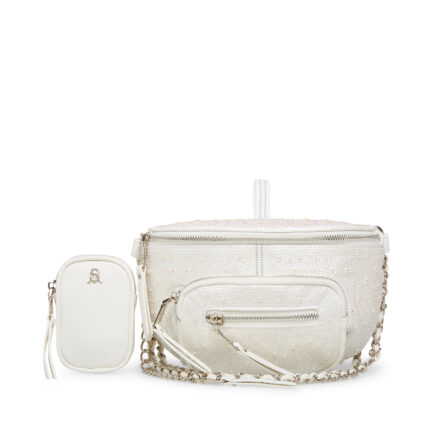 Γυναικεία Τσάντα Μέσης Steve Madden Bmaximap SM13001701-04004-WHT Λευκή