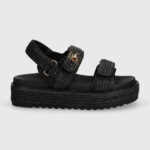 Γυναικεία Σανδάλια Flatforms Steve Madden Bigmona SM11003034-02002-00S Μαύρα