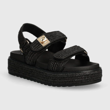 Γυναικεία Σανδάλια Flatforms Steve Madden Bigmona SM11003034-02002-00S Μαύρα