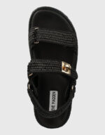 Γυναικεία Σανδάλια Flatforms Steve Madden Bigmona SM11003034-02002-00S Μαύρα