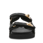 Γυναικεία Δερμάτινα Σανδάλια Steve Madden Schmona SM11003714-03001-017 Μαύρα