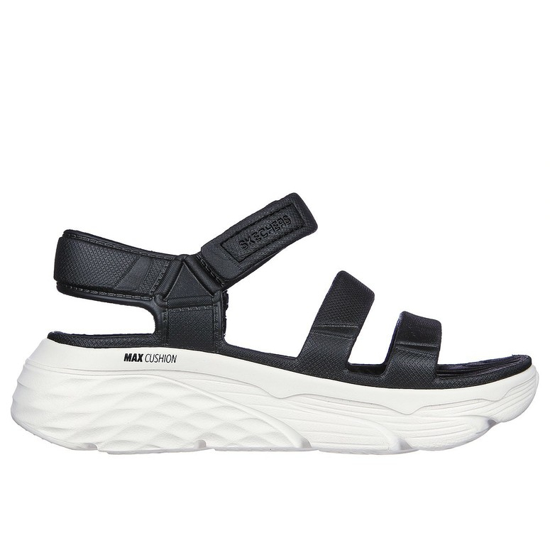 Γυναικεία Ανατομικά Πέδιλα Skechers 111126-BKW Black Γυναικεία Ανατομικά Πέδιλα Skechers 111126-BKW Black