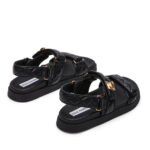 Γυναικεία Δερμάτινα Σανδάλια Steve Madden Mona-Q SM1003792-03001-055 Μαύρα