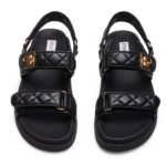 Γυναικεία Δερμάτινα Σανδάλια Steve Madden Mona-Q SM1003792-03001-055 Μαύρα