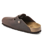 Ανατομικά Δερμάτινα Σαμπό Birkenstock Boston 0860131 Καφέ Regular Fit