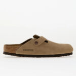Ανατομικά Δερμάτινα Σαμπό Birkenstock Boston 0960811 Tobacco Regular Fit