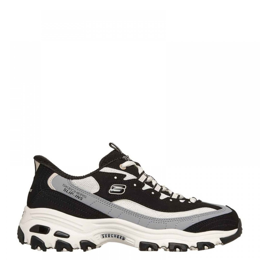 Γυναικεία Ανατομικά Sneakers Skechers D'Lites 150537-BKNT Μαύρα Γυναικεία Ανατομικά Sneakers Skechers D'Lites 150537-BKNT Μαύρα