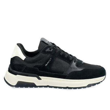 Ανδρικά Δερμάτινα Sneakers Gant Jeuton 31633015-G00 Μαύρα