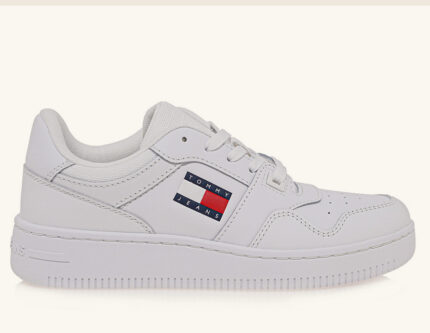 Γυναικεία Δερμάτινα Sneakers Tommy Hilfiger EN0EN02933-YBS Λευκά
