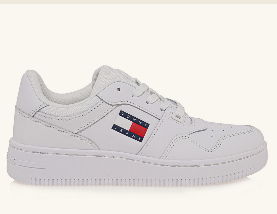Γυναικεία Δερμάτινα Sneakers Tommy Hilfiger EN0EN02933-YBS Λευκά Γυναικεία Δερμάτινα Sneakers Tommy Hilfiger EN0EN02933-YBS Λευκά
