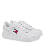 Γυναικεία Δερμάτινα Sneakers Tommy Hilfiger EN0EN02933-YBS Λευκά