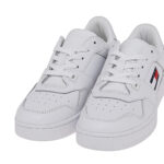Γυναικεία Δερμάτινα Sneakers Tommy Hilfiger EN0EN02933-YBS Λευκά