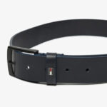 Ανδρική Δερμάτινη Ζώνη Tommy Hilfiger 3.5cm AM0AM13014-DW6 Μπλε