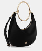 Γυναικεία Τσάντα Ώμου Tommy Hilfiger AW0AW18236-BDS Μαύρη