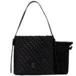 Γυναικεία Τσάντα Ώμου Tommy Hilfiger AW0AW18160-BDS Μαύρη