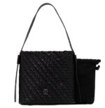 Γυναικεία Τσάντα Ώμου Tommy Hilfiger AW0AW18160-BDS Μαύρη