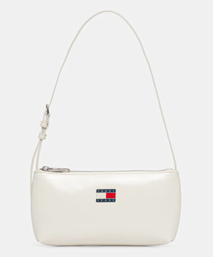 Γυναικεία Τσάντα Ώμου Tommy Hilfiger AW0AW17866-YBI Ιβουάρ