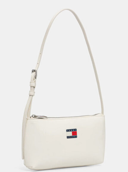 Γυναικεία Τσάντα Ώμου Tommy Hilfiger AW0AW17866-YBI Ιβουάρ